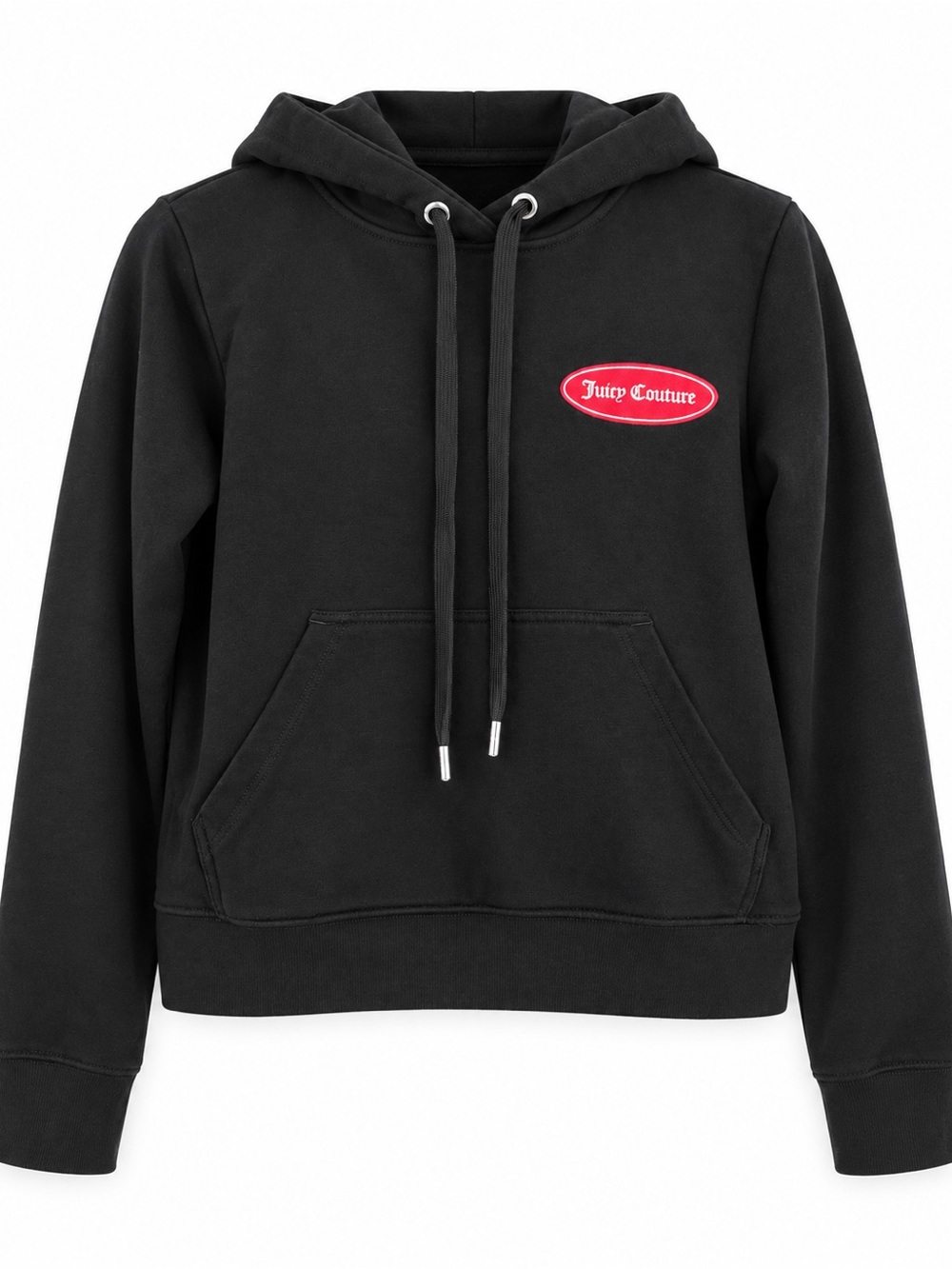 Juicy Couture Black Hoodie with Red Chest Logo